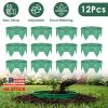 12Pcs 10in Planting Grow Rings Adjustable for Outdoor Plants Interlocking PP Plant Protection Rings with Hand Shovel Deep Watering Plant Guards for Ve