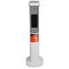 1500W Oscillating Ceramic Tower Space Heater with 3D Flame Portable Electric Heater with 3 Wind Modes Remote Control 5 Timer Overheat Tip-Over Protect