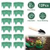 12Pcs 10in Planting Grow Rings Adjustable for Outdoor Plants Interlocking PP Plant Protection Rings with Hand Shovel Deep Watering Plant Guards for Ve