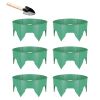 6Pcs 10in Planting Grow Rings Adjustable for Outdoor Plants Interlocking PP Plant Protection Rings with Hand Shovel Deep Watering Plant Guards for Veg