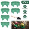 6Pcs 10in Planting Grow Rings Adjustable for Outdoor Plants Interlocking PP Plant Protection Rings with Hand Shovel Deep Watering Plant Guards for Veg