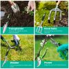 13Pcs Garden Tool Set Aluminum Alloy Gardening Hand Tools Starter Kit With Garden Bag Heavy Duty Outdoor Hand Tools With Non-Slip Ergonomic Handle For