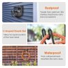 2Pack Heavy Duty Garden Hose Holder Stainless Steel Hose Hook Metal Hose Rack Reel Organizer for Water Hose Extension Cords