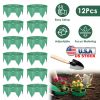 12Pcs 10in Planting Grow Rings Adjustable for Outdoor Plants Interlocking PP Plant Protection Rings with Hand Shovel Deep Watering Plant Guards for Ve