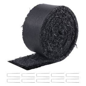 Rubber Mulch for Landscaping, Recycled Rubber Mulch Mat 120 x 4.5 in, Permanent Rubber Pathway