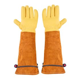 Gardening Gloves, Thorn Proof & Puncture Resistant Garden Gloves with Elastic Cuff