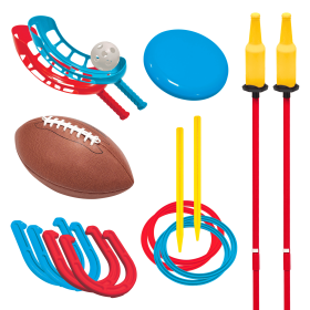 Ultimate 6-in-1 Sports Set, Multi-Game Pack, Outdoor Play, for All Ages,