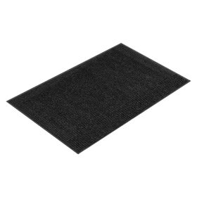 Front Door Mat, 6 x 4 ft Commercial Floor Mat for Indoor and Outdoor, Stylish Striped Industrial Carpet with PVC Backing