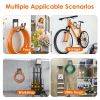 2Pack Heavy Duty Garden Hose Holder Stainless Steel Hose Hook Metal Hose Rack Reel Organizer for Water Hose Extension Cords